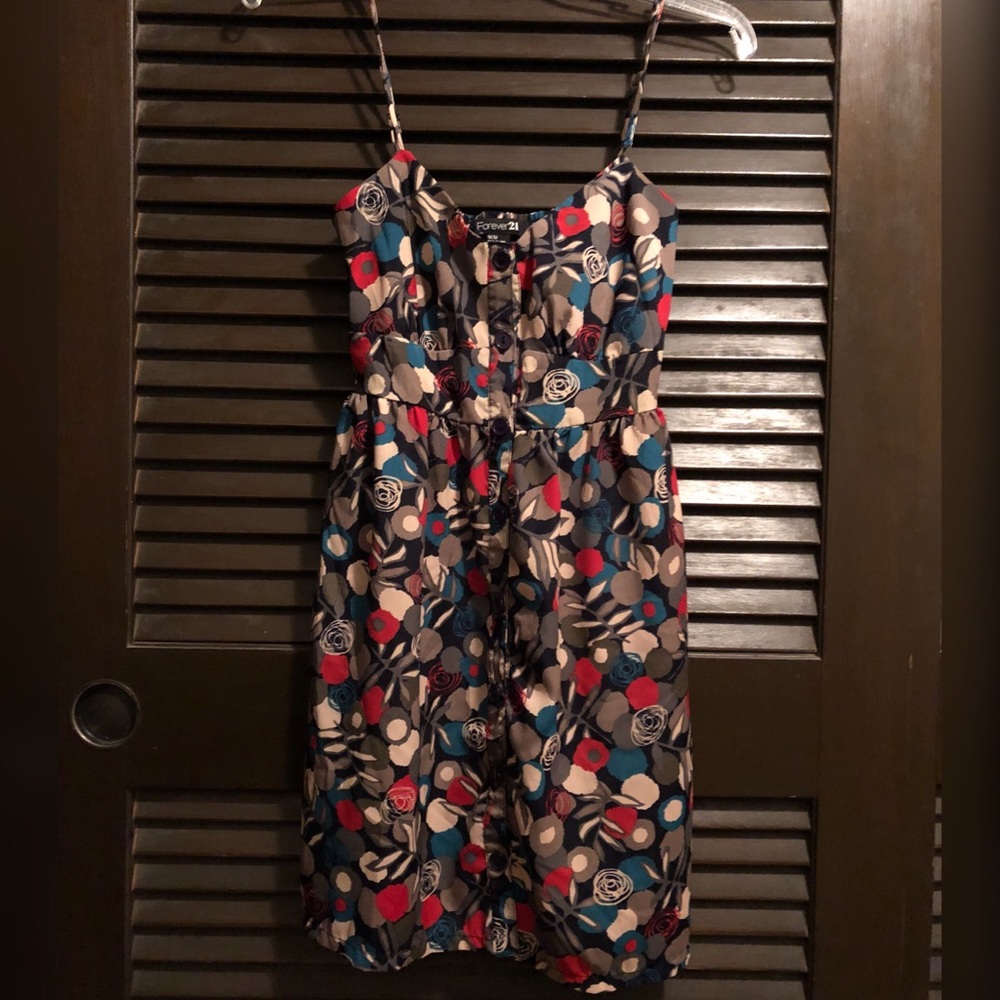 Forever 21 Button Down Dress With Pockets